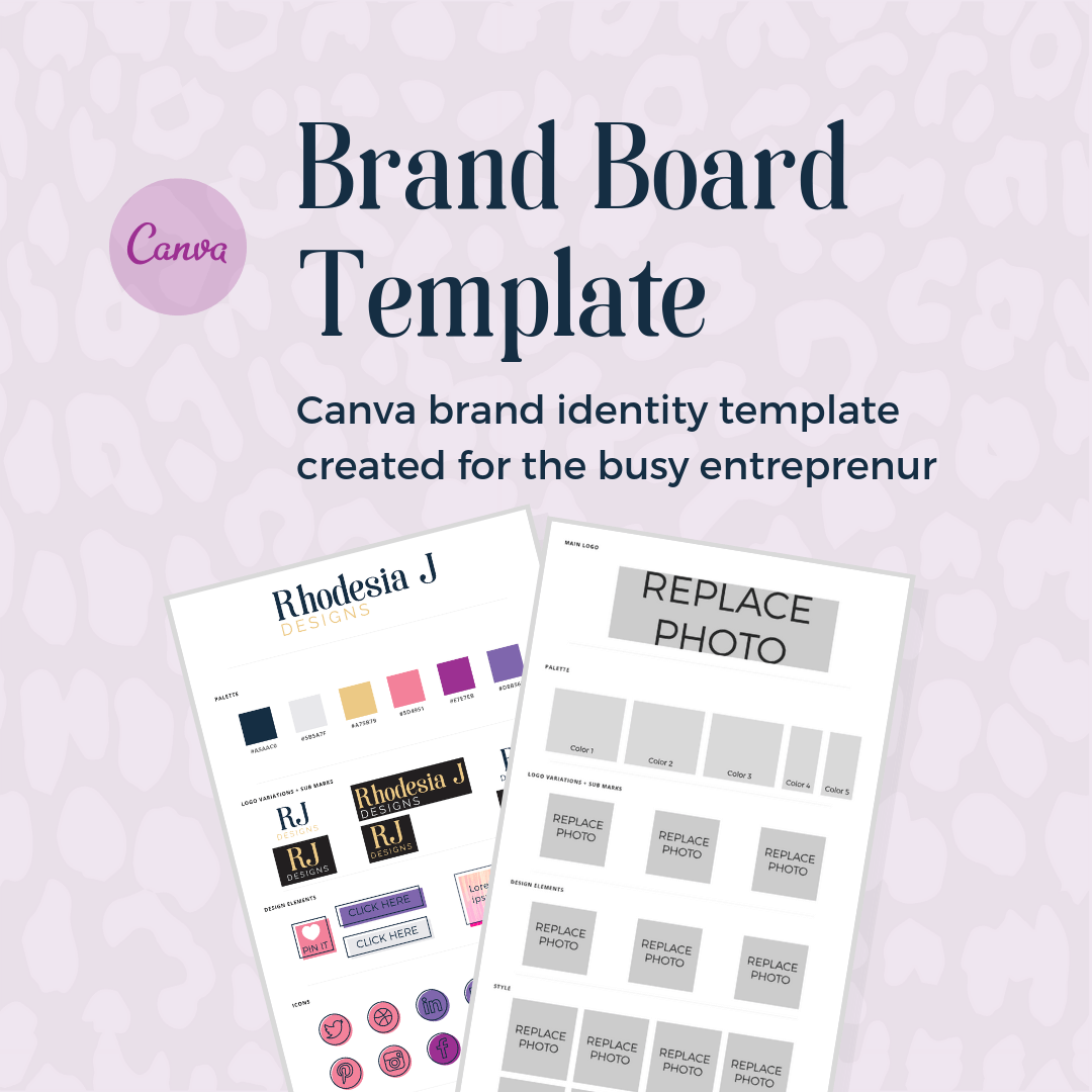 Brand Board Template