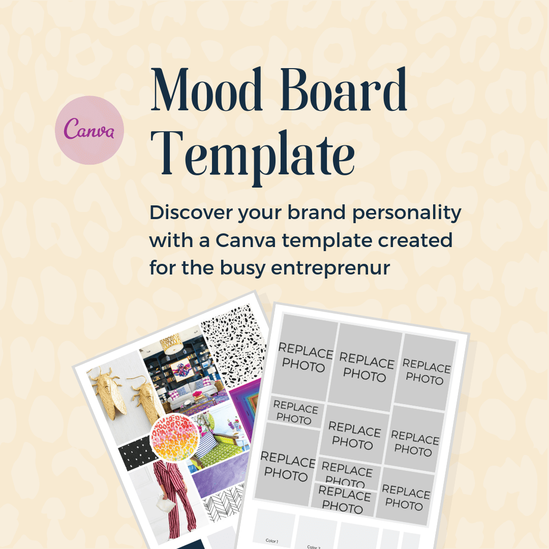 free template for mood board