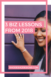 life lessons from 2019 from 2018 for business owners pinterest image
